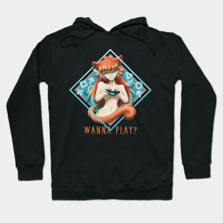 Gamer Cat Girl Hoodie